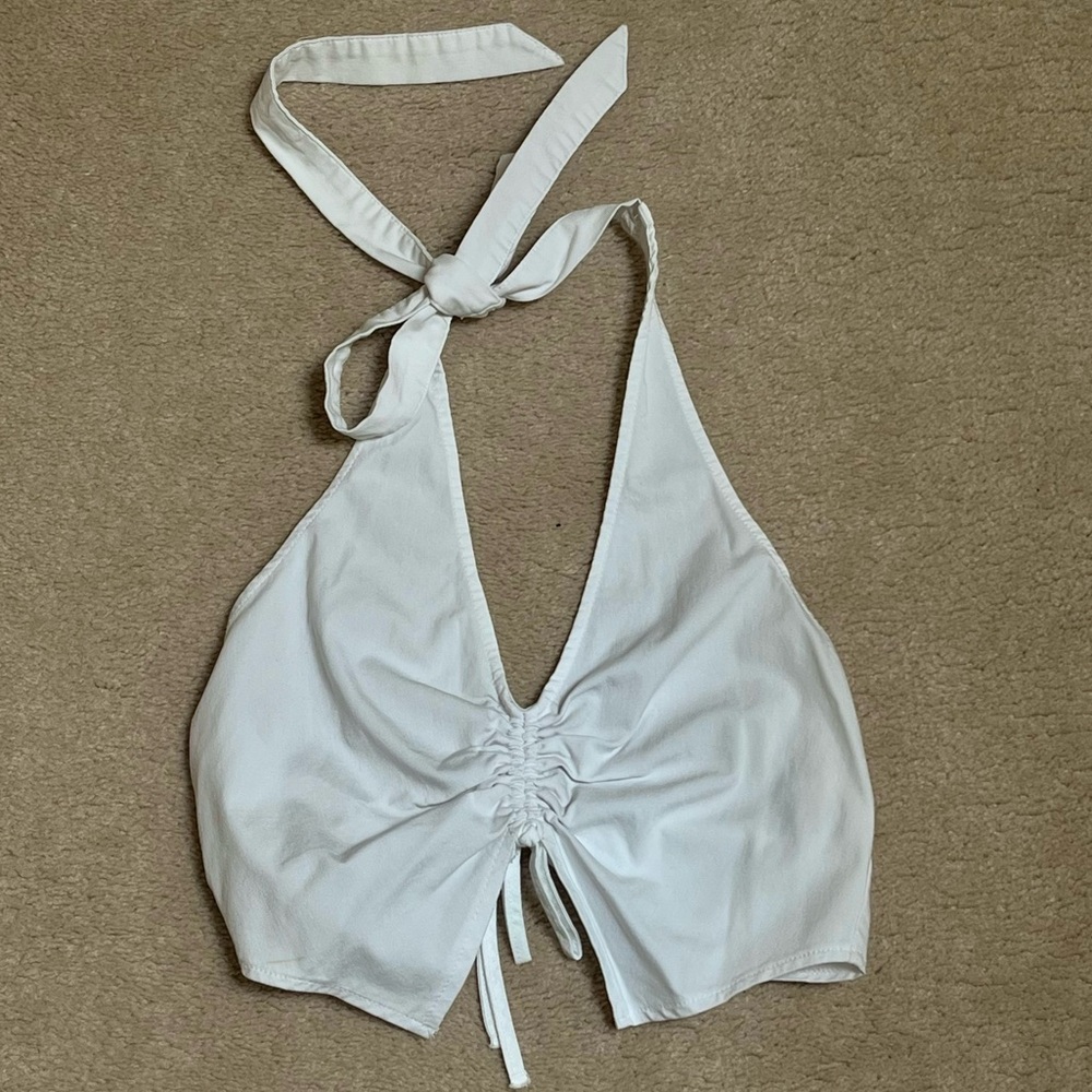 ASOS Design Ruched Halter Top - Picture 3 of 3